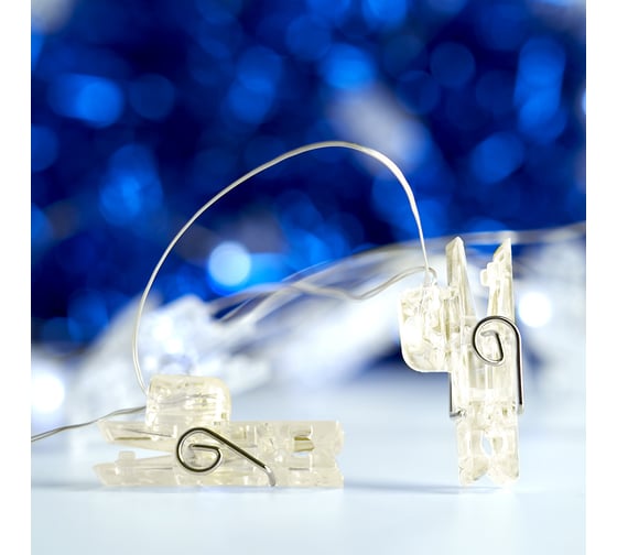 Изображение товара Линейная гирлянда FERON CL574 Прищепки 4.5 м, USB, 2700K 41652