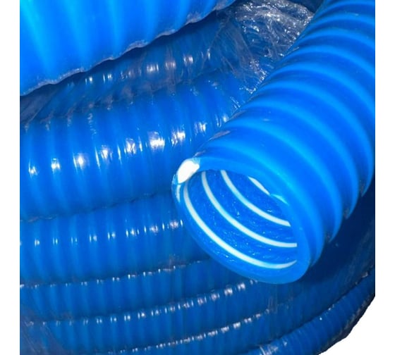 Изображение товара Шланг ассенизаторский ООО Дрим Пул синий, д. 38 мм, 30 метров Д16798