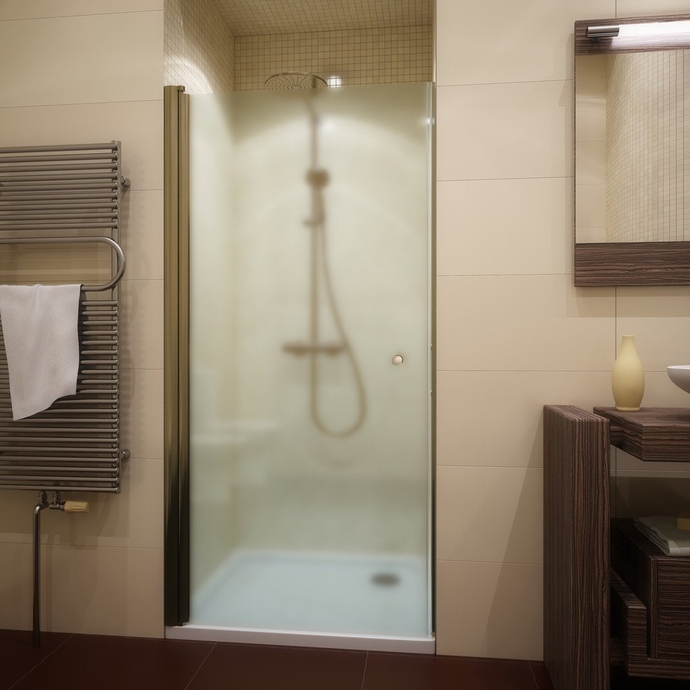 Изображение товара Дверь в душевую нишу GuteWetter GWMPKB020D601T 80x200 см закаленное матовое стекло бронза