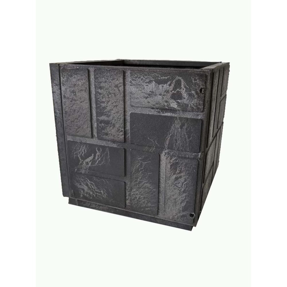 Изображение товара Кашпо Neoкомпозит 8К, 33 л Каш8К-33 - серый квадратный