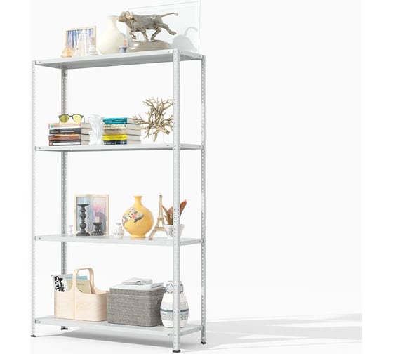 Изображение товара Стеллаж металлический ГТС ТС Лайт, 2000x1000x300 мм, полки: 4 шт 99-2010304