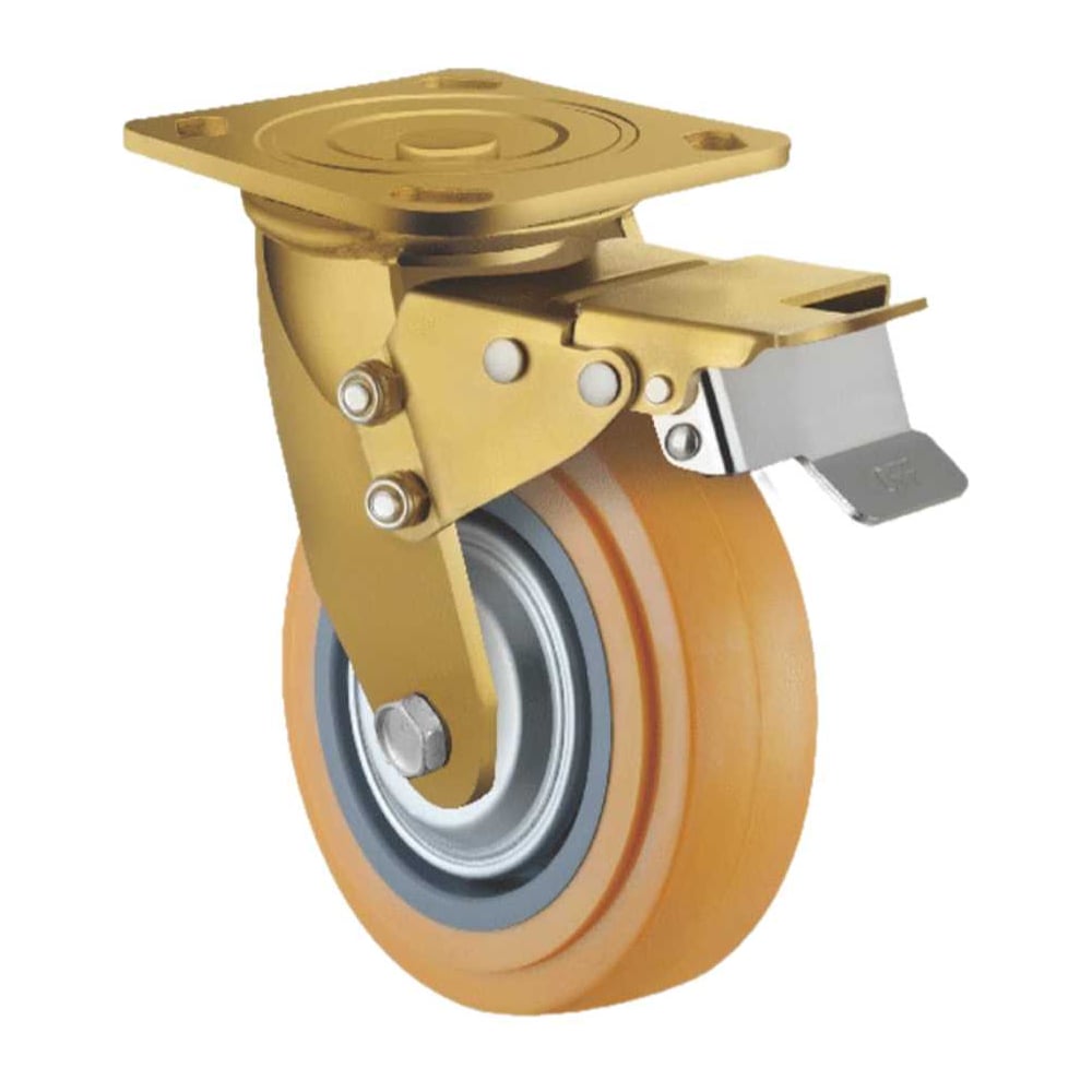 Изображение товара Опора поворотная Inford с тормозом A41 VIBT 125SB6 для промышленных условий