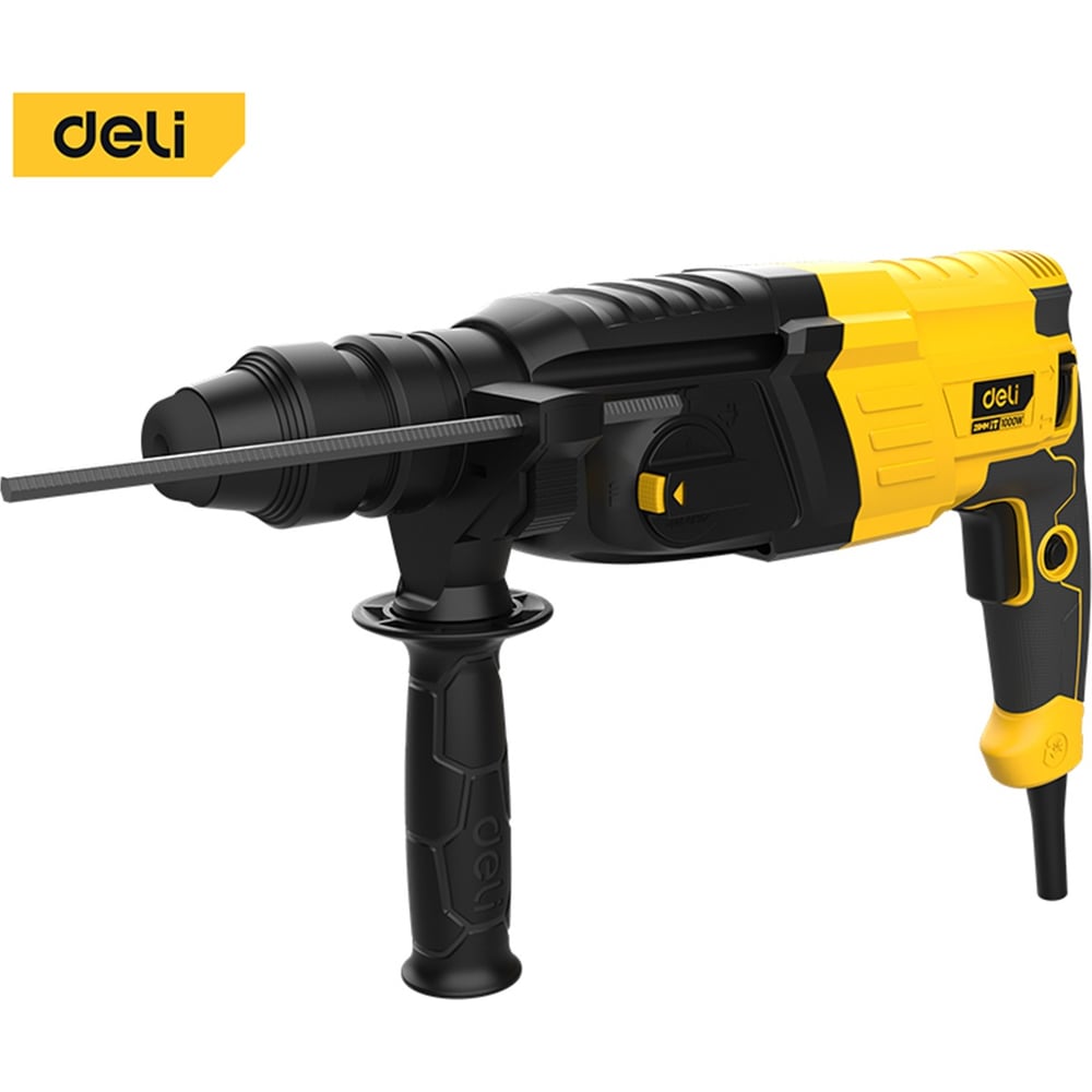 Изображение товара Перфоратор DELI SDS PLUS 1000Вт DL-DC28-E2 с режимами долбления и сверления