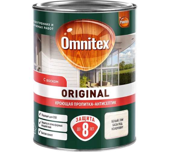 Изображение товара Пропитка Omnitex by Pinotex Original BW 0,9л 50035133