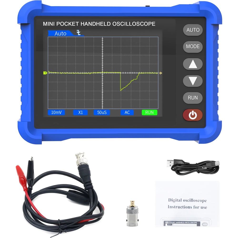 Изображение товара Карманный цифровой осциллограф HoldPeak HP-250K для измерений