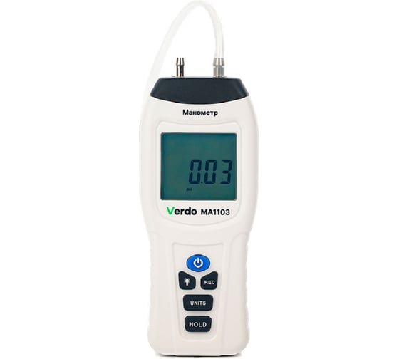 Изображение товара Манометр дифференциальный VERDO MA1103 ±103,4 кПа/±0,3% с поверкой MA121030-СП