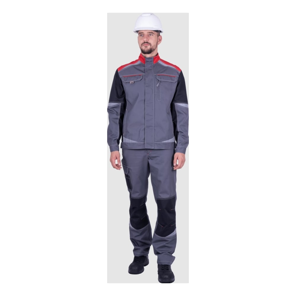 Куртка Iform ТУРБО SAFETY летняя, серый-черный-красный (112-116, 158-164), шт, Кур 702/112/158