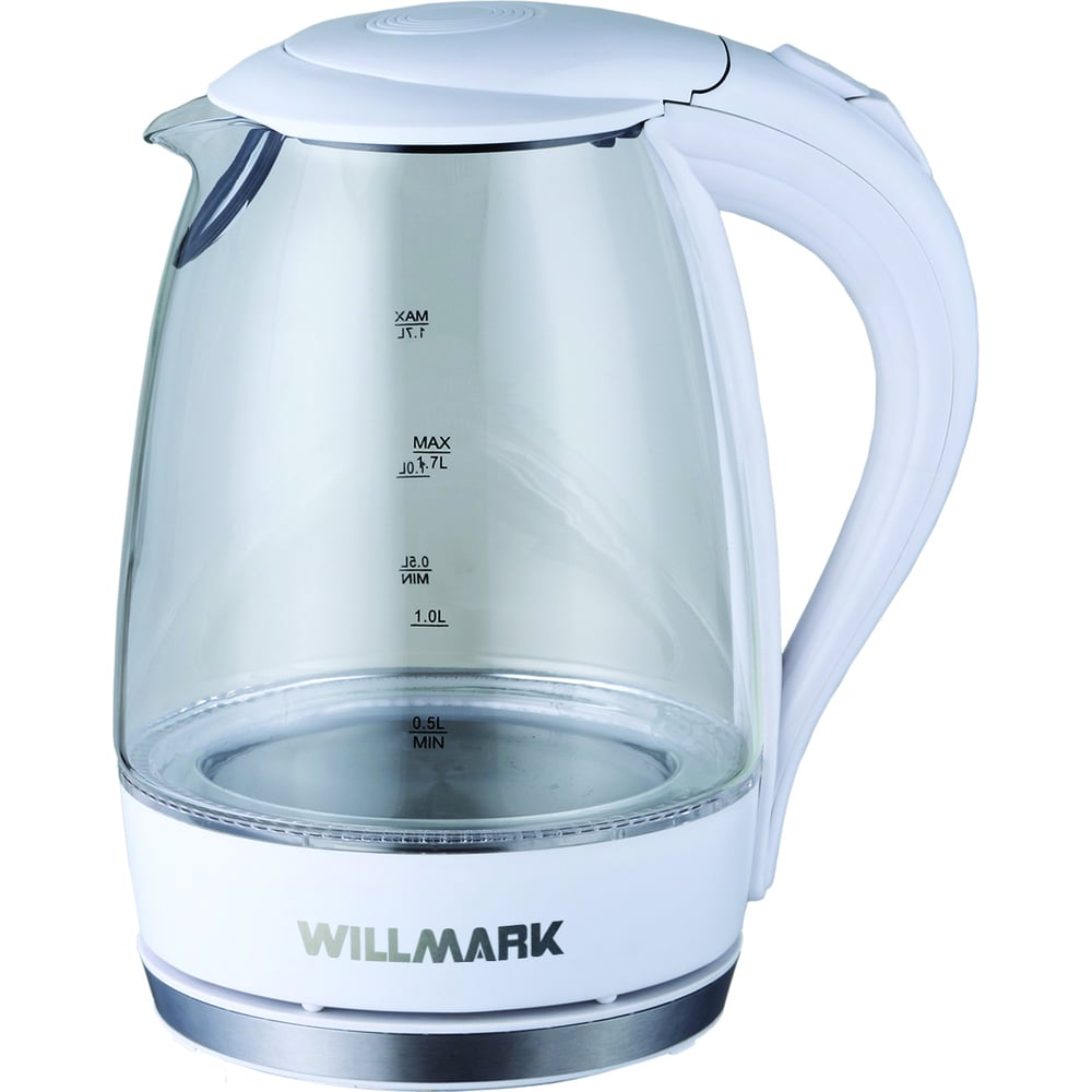 Электрический чайник Willmark, цвет белый 2000554 WEK-1708G - фото 1