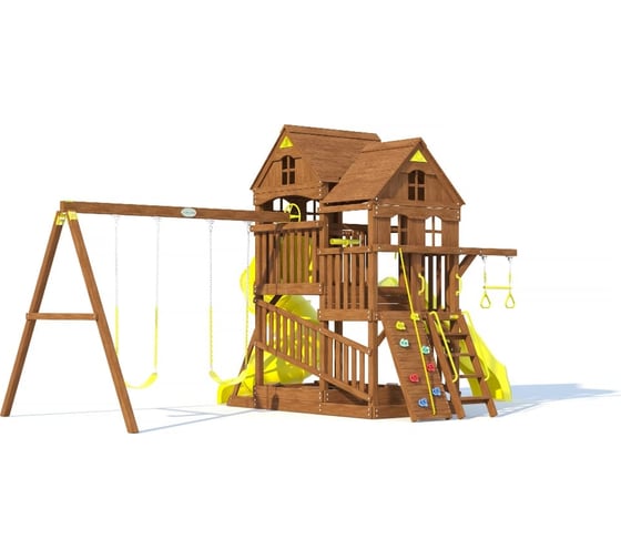 Изображение товара Детский игровой комплекс MoyDvor Панорама с винтовой трубой и спуском 10104 02