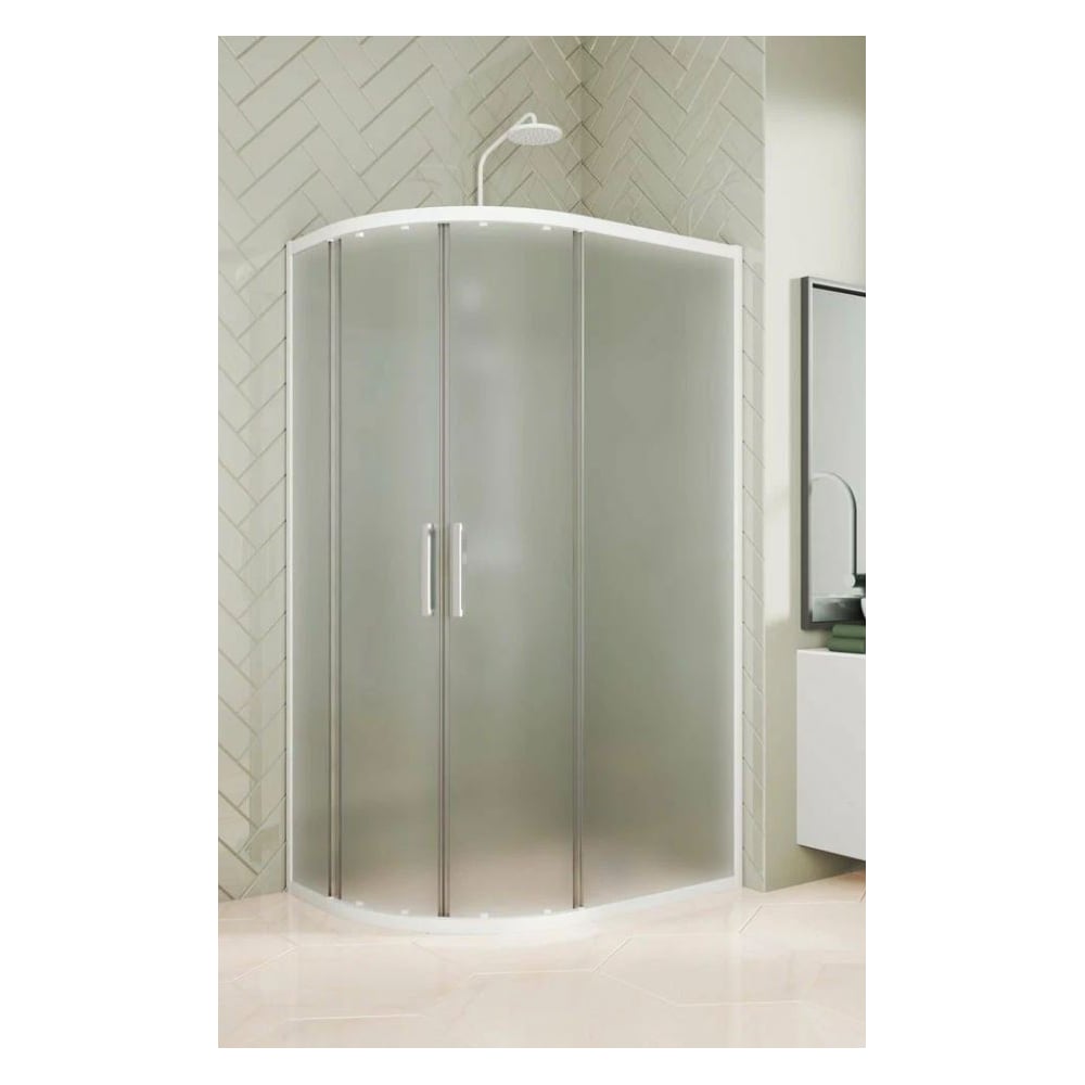 Изображение товара Душевой уголок GuteWetter GWMPKB018RB 125x80x200 см матовое стекло