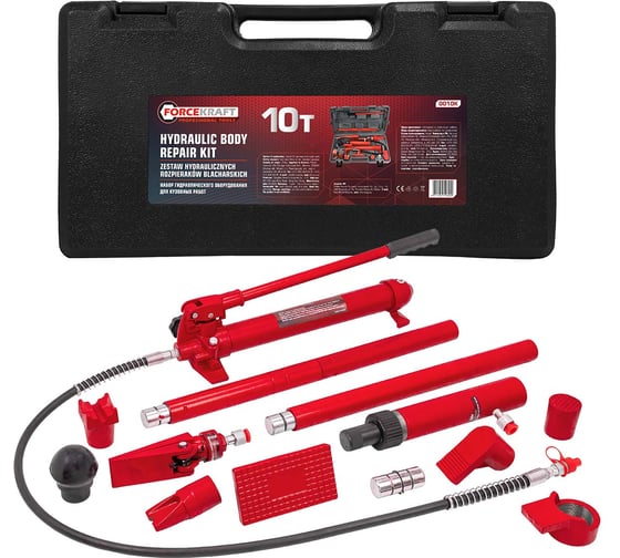Изображение товара Набор гидравлического оборудования для кузовных работ Forcekraft 10 т FK-0010K(62110)