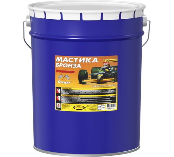 Изображение товара Мастика СТАРТ Бронза (21,5 л / металл) 4607952901216