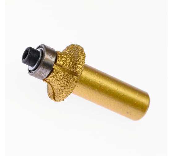 Изображение товара Фреза алмазная TORGWIN калевочная по камню с подшипником 23.5_12.7_44 мм+цанговый зажим 12.7мм T1692063