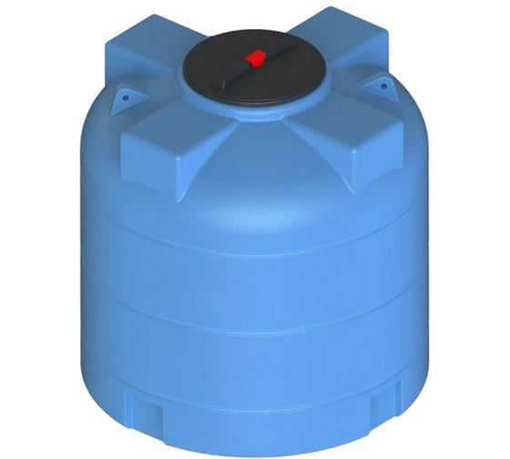 Изображение товара Емкость АНИОН цилиндрическая, 1000 л, с фланцем и крышкой, D410 мм, с клапаном 1001аВФК2