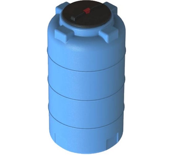 Изображение товара Емкость АНИОН цилиндрическая, 560 л, с фланцем и крышкой с клапанами 560ВФК2