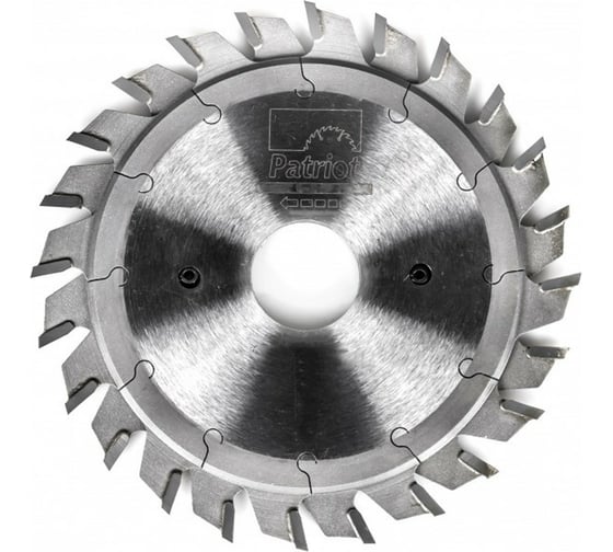 Изображение товара Диск пильный подрезной (120x2.2/2.8-3.6x22 мм; Z-2x12; FZ) для форматно-раскроечных станков PATRIOT 2480