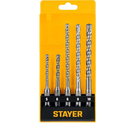 Изображение товара Набор буров SDS-plus STAYER Hercules-4Х 5шт 29290-H5