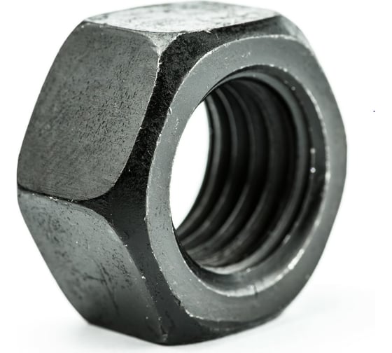 Изображение товара Гайка 23 Болта М27 высокопрочная черная к.п.12.9 ГОСТ 5927,10 шт. 130-057ф10