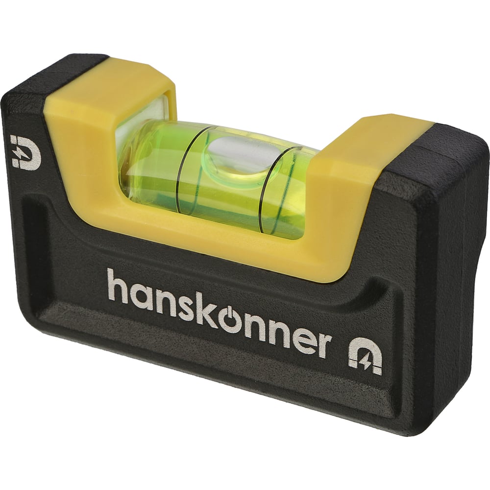 Изображение товара Уровень Hanskonner 65 мм с магнитом, фрезерованный, профессиональный
