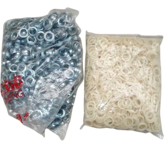 Изображение товара Люверсы SAMGRUPP металл-пластик внутренний диаметр 13 мм (упаковка 1000 шт) SAMC-005051013