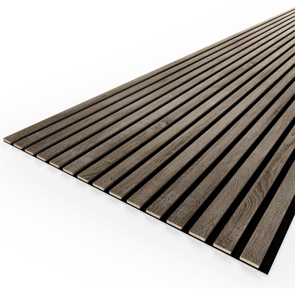 Изображение товара Акустическая стеновая панель STELLA МДФ Дуб Винтаж 2780x600x9 мм