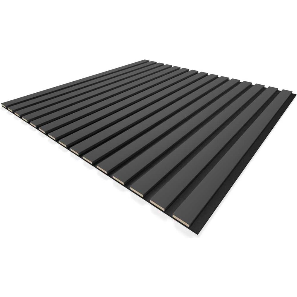 Изображение товара Стеновая акустическая панель STELLA Comfort De Luxe черная 600x600 мм