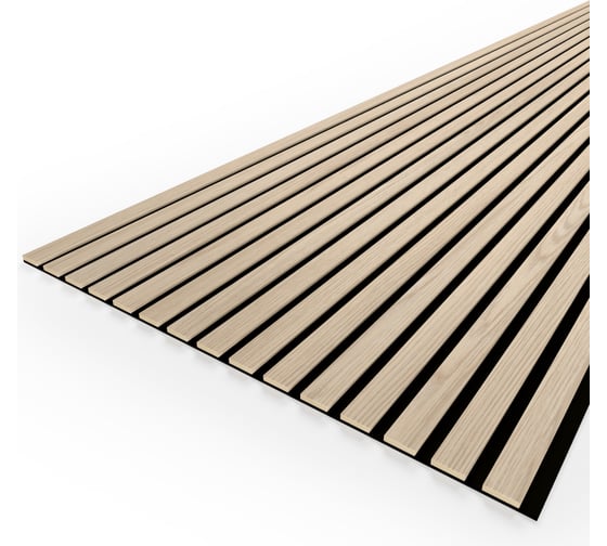 Изображение товара Панель стеновая акустическая STELLA МДФ ComfortLight Дуб Снежный 2780x600x9 (уп.1шт.) ЦБ-00016290