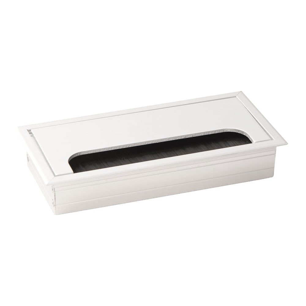 Изображение товара Прямоугольный кабельный пропуск REJS DOCKER 80x160 мм алюминий белый TF01.1728.07.013