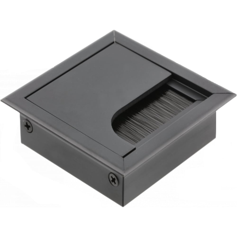 Изображение товара Прямоугольный пропуск кабеля REJS DOCKER 80x80 мм алюминий черный TF01.1729.07.061