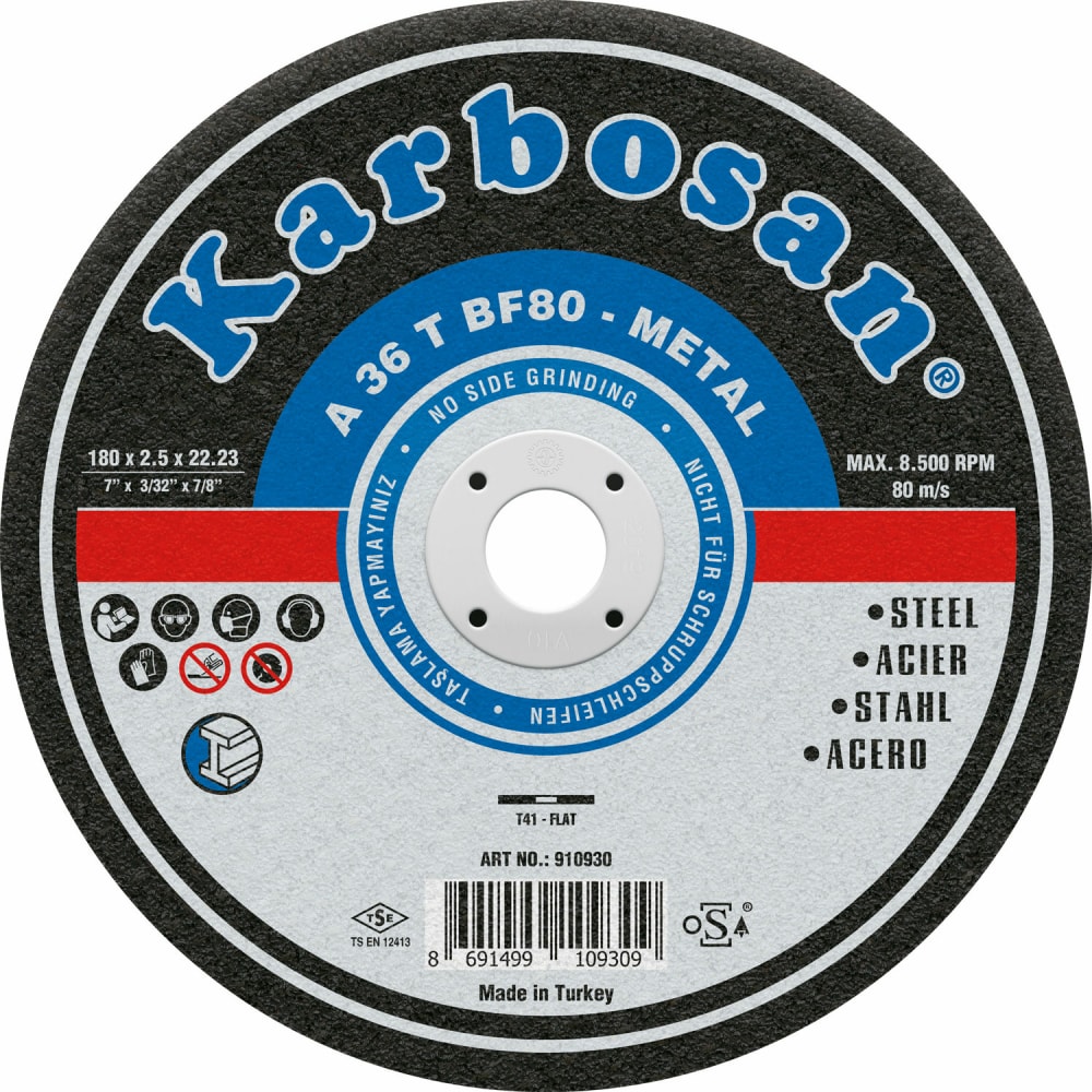 фото Отрезной диск по металлу karbosan