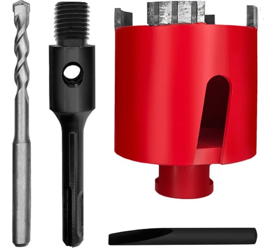 Изображение товара Коронка алмазная по бетону GRAFF М16, 72x10 мм с перех. SDS+10x115 мм, центр.сверлом 8x120 мм 2672120