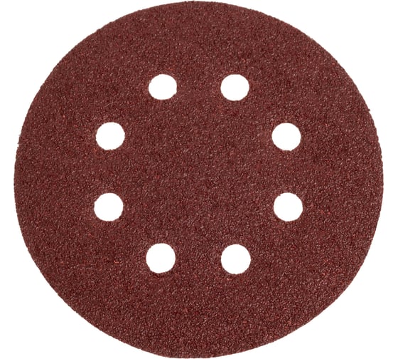 Изображение товара Круг шлифовальный самозацепляющийся GRAFF 125мм Р60 8 отверстий (50 шт) 135125608