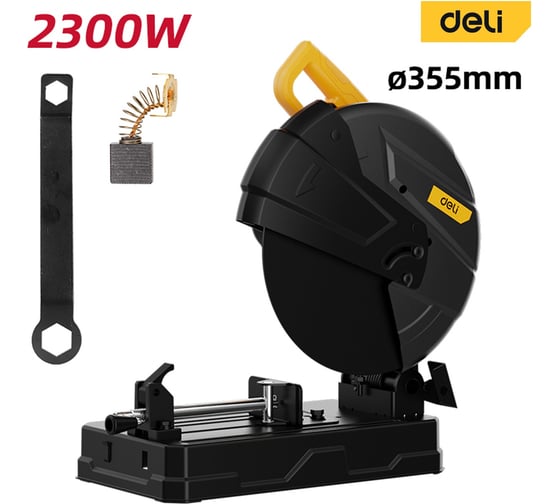 Изображение товара Отрезная монтажная пила DELI 2300Вт DC730 (диаметр диска 355мм, 3800об/мин) 168840