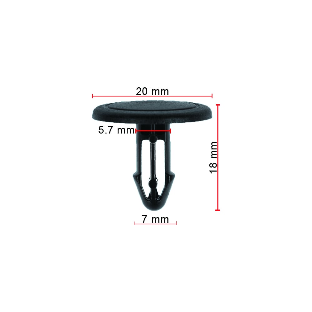 Крепеж 10 шт AVERS 91501SNA003-10
