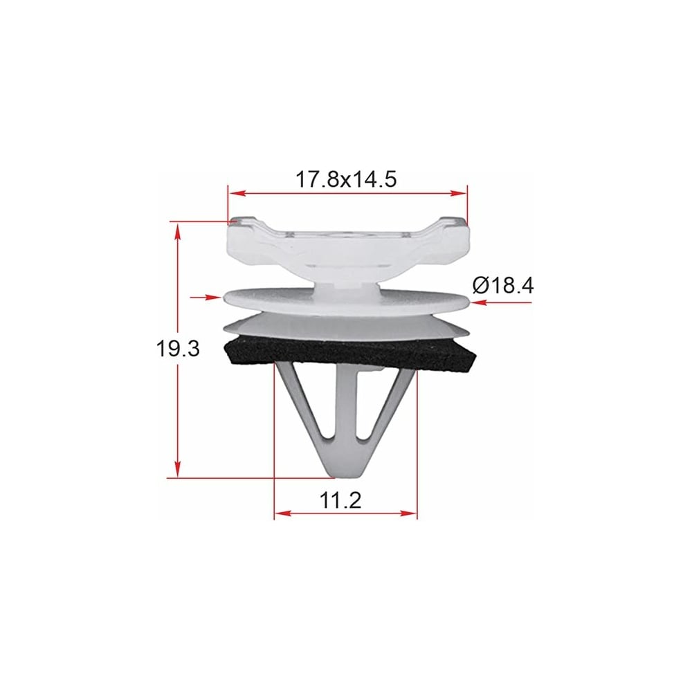 Крепеж 10 шт AVERS KD4551W24-10
