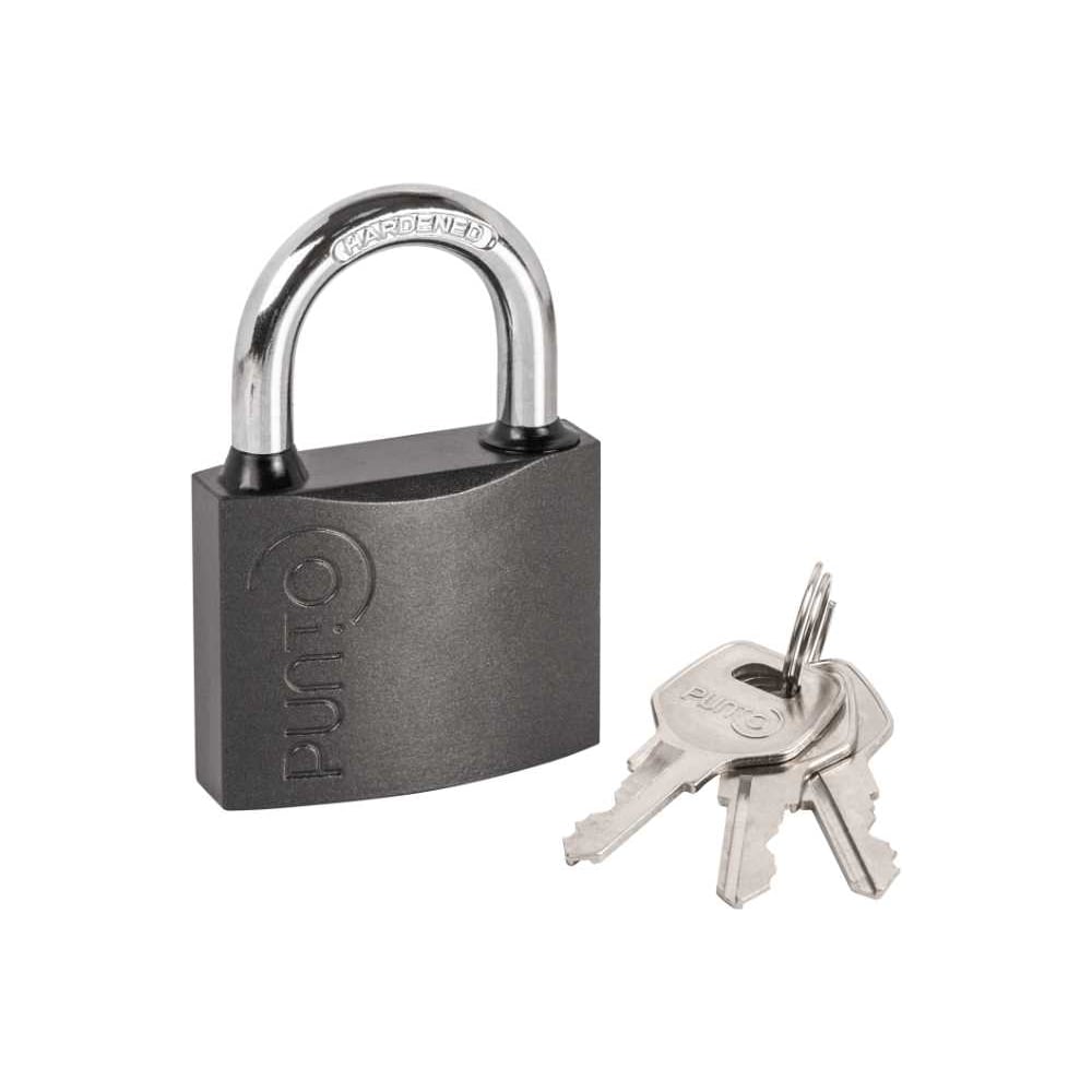 Изображение товара Замок навесной Punto PK-0163 с английским ключом и 3 ключами