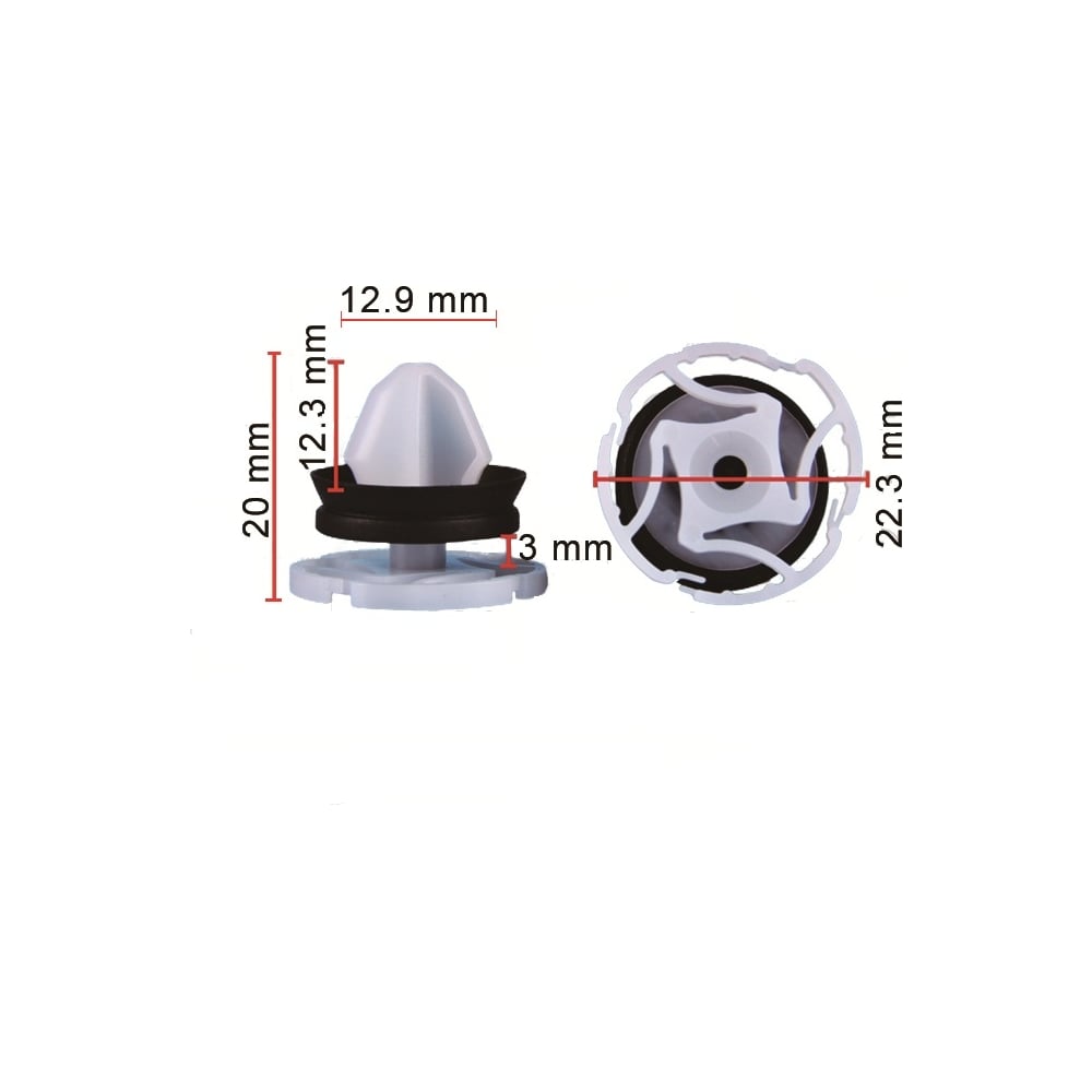 Крепеж 10 шт AVERS 7703077476-10