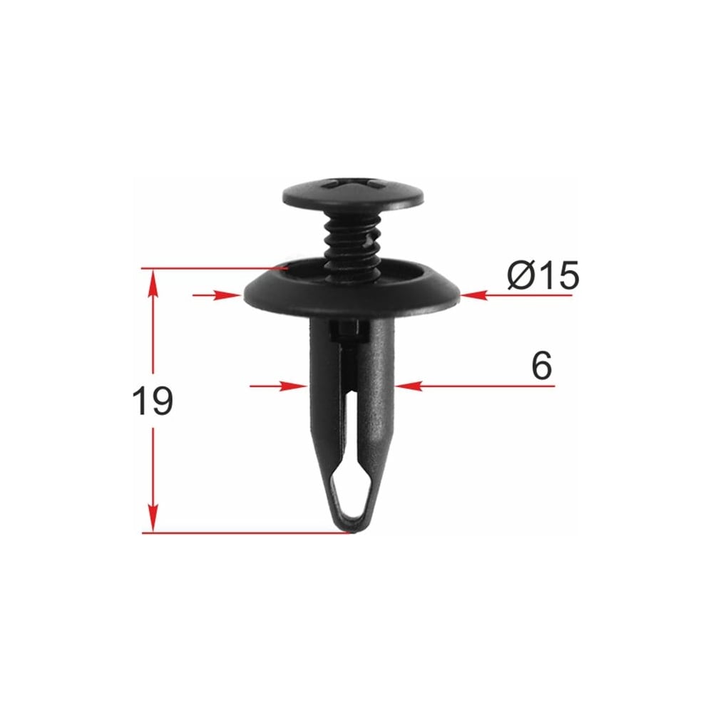 Клипса 10 шт AVERS A0009916398-10