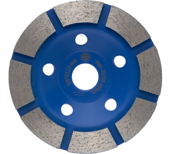 Изображение товара Чашка алмазная однорядная для шлифования бетона и камня TORGWIN TWG pro 125x22.2/18.02x5мм T1376734