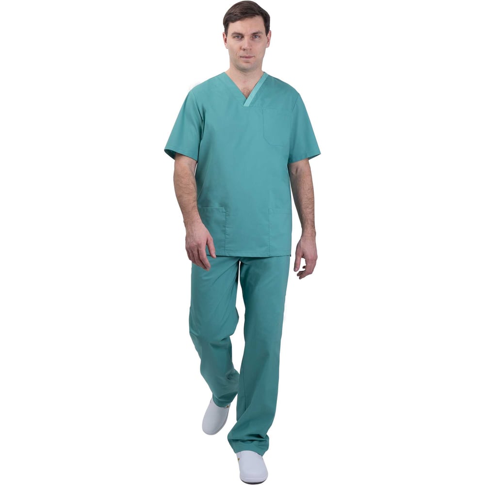 Изображение товара Медицинский мужской костюм ГК Спецобъединение ХИРУРГ МЕДИКАЛ зеленый 128-132