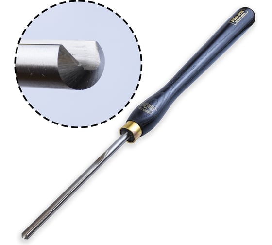 Изображение товара Резец токарный CROWN TOOLS Crown PM, Spindle Gouge, 10мм, рукоять 317мм М00016298