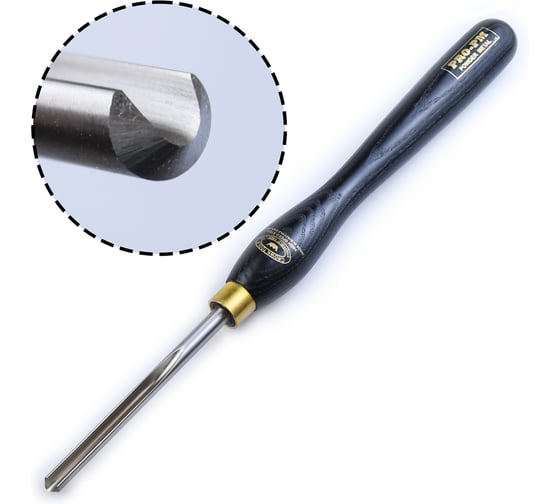 Изображение товара Резец токарный CROWN TOOLS Crown PM, Short Bowl Gouge, 10мм, рукоять 317мм М00016302