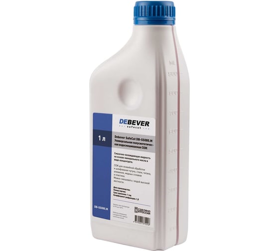 Изображение товара Полусинтетическая СОЖ Debever Machining Solutions канистра 1 л DB-SS080.M