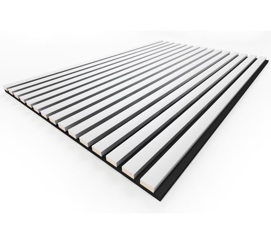 Изображение товара Панель стеновая акустическая STELLA МДФ Trend Standart Белый 900x600x21 мм, уп.1шт ЦБ-00015432