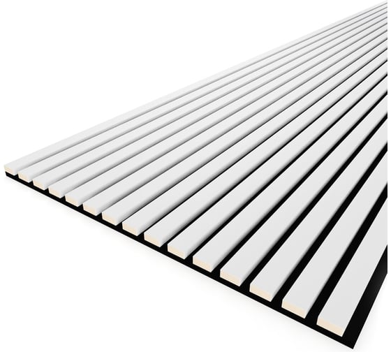 Изображение товара Панель стеновая акустическая STELLA МДФ Trend Standart Белый 2780x600x21 мм, уп.1шт ЦБ-00015437