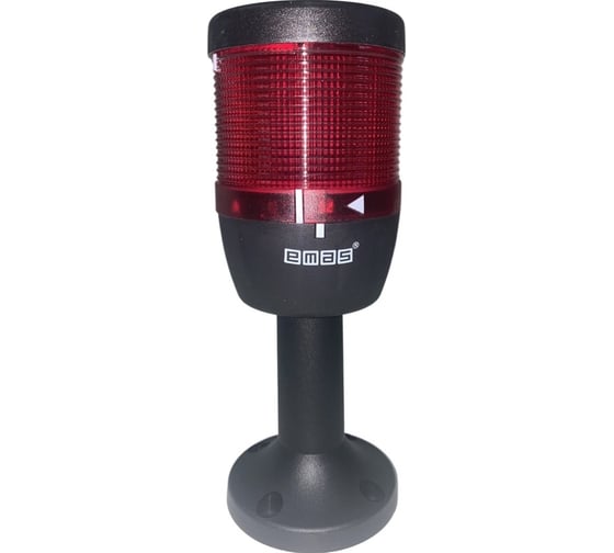 Изображение товара Сигнальная колонна Emas 70 мм, красная, 220 В, стробоскоп FLESH IK71F220XM01