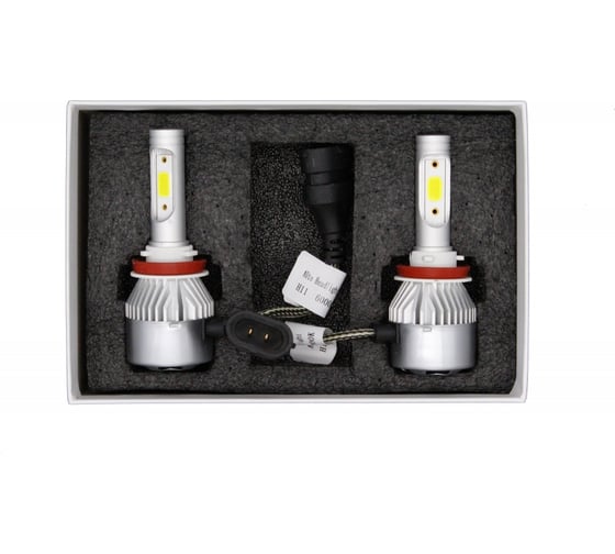 Изображение товара Светодиодные автолампы MYX Light C9 H11, 12 В, 25 Вт, COB, 6000 K, 2 шт. 010911
