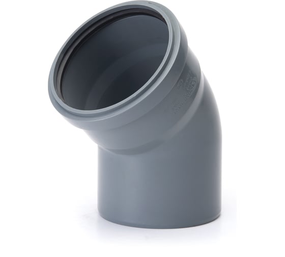 Изображение товара Отвод ООО "ТД "ДИМПЛАСТ" 110*45 (кол-во 3 шт) 4627185334865