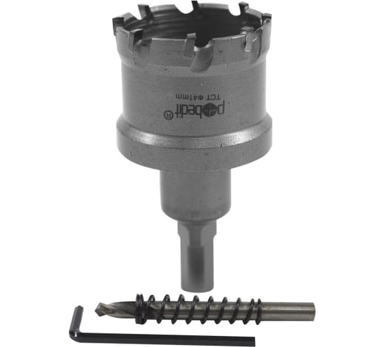 Изображение товара Коронка по металлу с твердосплавными пластинами Pobedit 41 мм 4848441