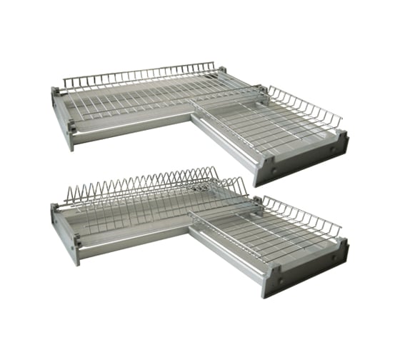 Изображение товара Посудосушитель для углового шкафа MF Var3 600x600 мм, хром 69671v